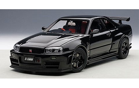 ミニカー新着情報 - ニスモ R34 GT-R Z-tune ブラック （1/18 オート