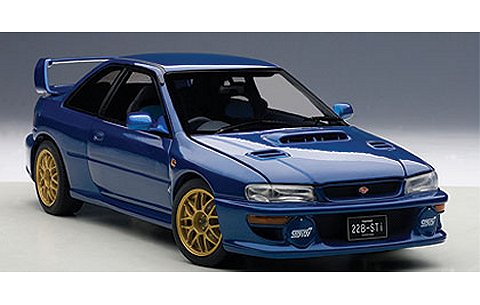 ミニカー新着情報 - スバル インプレッサ 22B STi バージョン ブルー